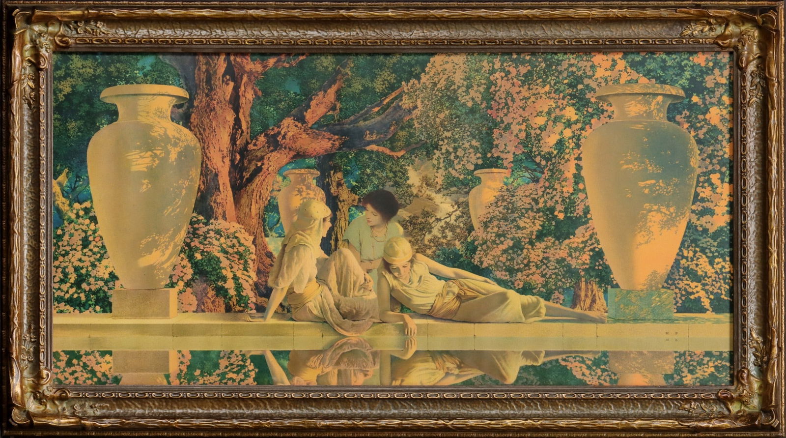MAXFIELD PARRISH 'GARDEN OF ALLAH' PRINT C. 1918 (1 of 10)