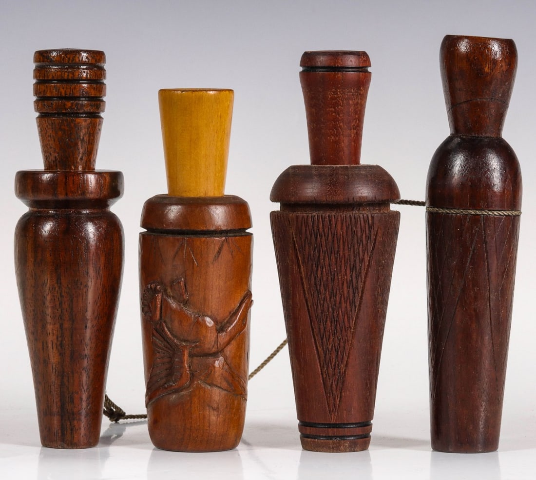 E. E. MONTGOMERY (ATTRIBUTED); OTHER CARVED DUCK CALLS (1 of 4)