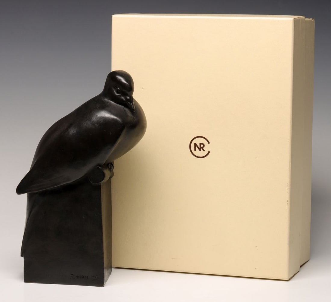 AFTER FRANCOIS POMPON 1978 ROCKEFELLER COLLECTION BRONZE: 1978 The limited edition casting bears the marks of the monogram of the Rockefeller collection and date of 1978, numbered 80, original box. Measures 9.25 x 5.75 inches. Without proof of exemption, be