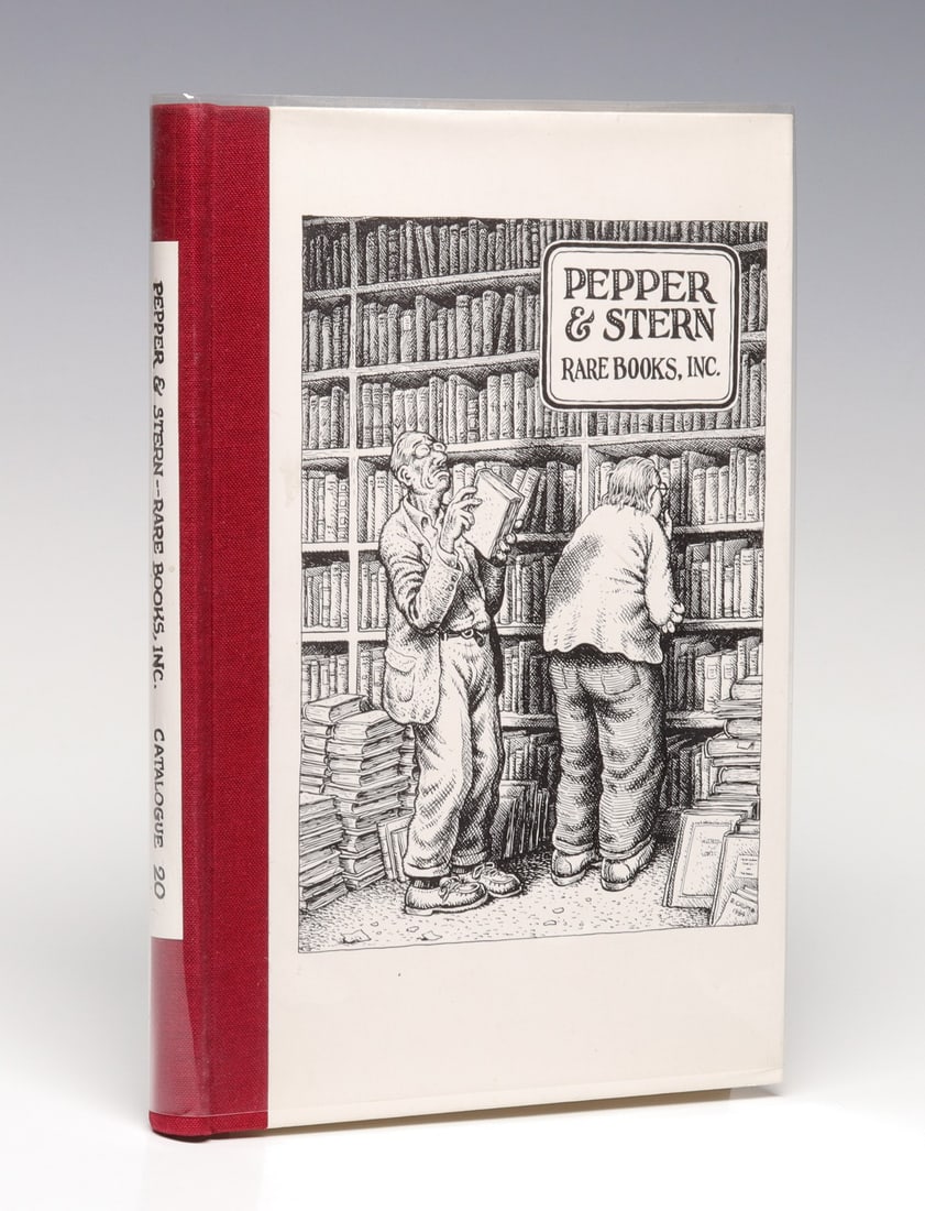 SIGNED R. CRUMB PEPPER & STERN RARE BOOKS CAT. 20, 1984 (1 of 12)