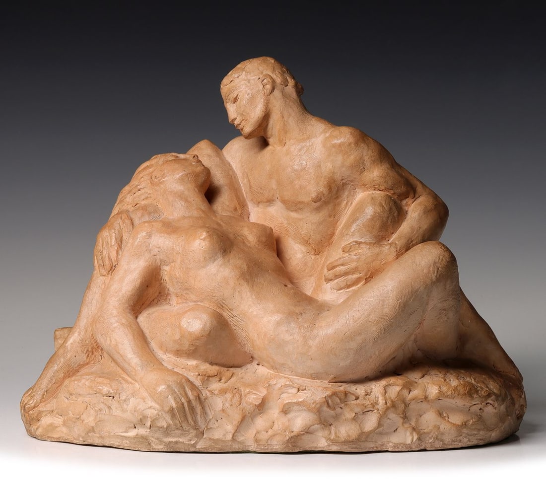 WHEELER WILLIAMS (1897-1972) TERRA COTTA MAQUETTE (1 of 20)