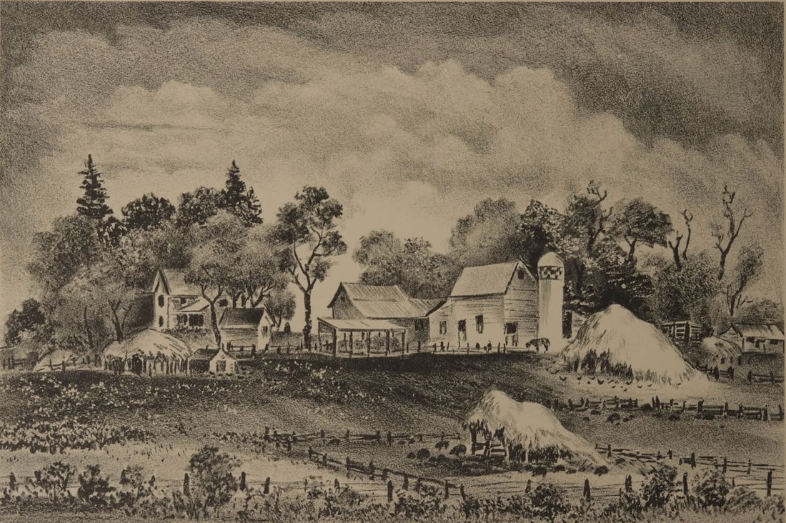 PENCIL SIGNED LITHOGRAPHS BY COSTIGAN AND DEHN (1 of 10)