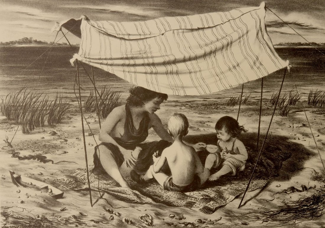 LAWRENCE BEALL SMITH (1909-1995) SIX SIGNED LITHOGRAPHS (1 of 20)