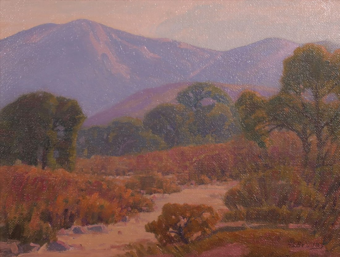 H. C. BRADLEY (1854-1949) CALIFORNIA OIL ON BOARD (1 of 9)