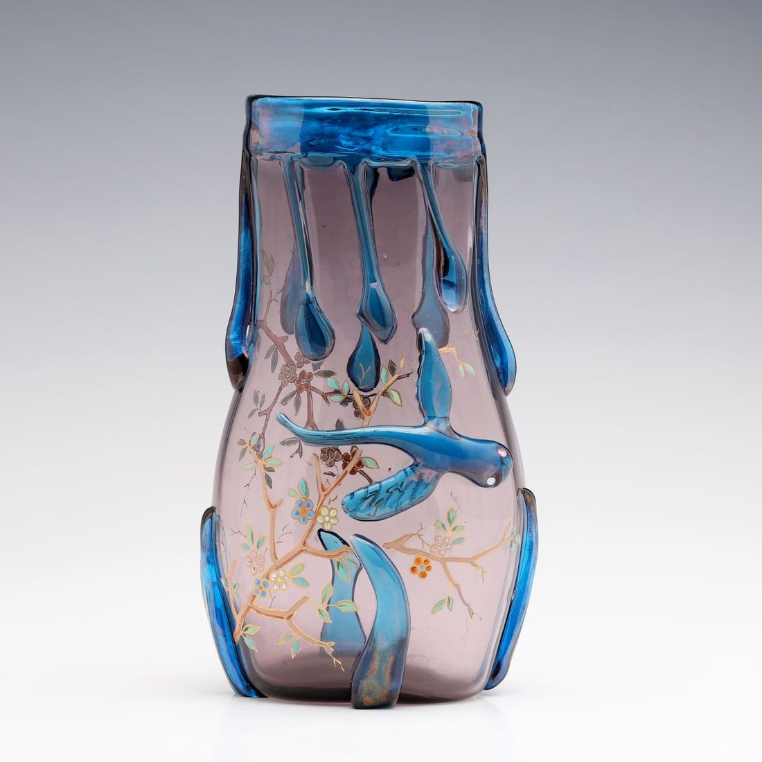 A VICTORIAN ART GLASS VASE ATTRIBUTED TO JEAN ARTHUR (1 of 13)