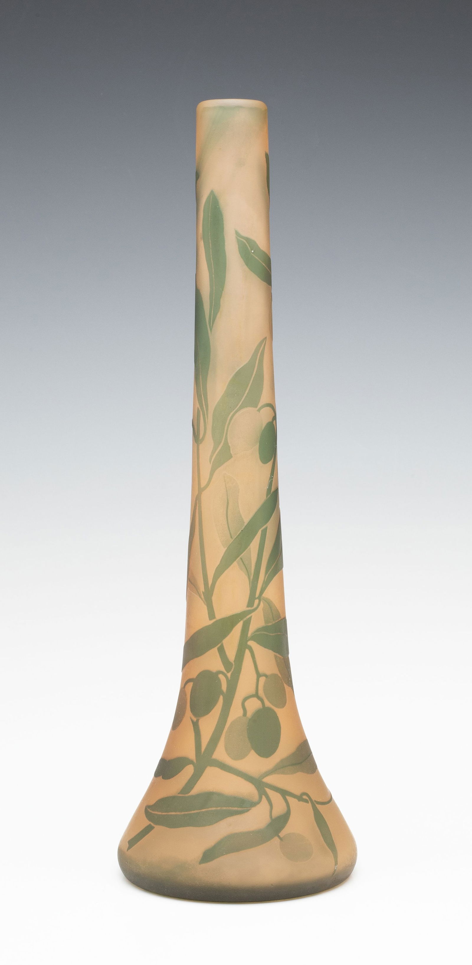 A LUDWIG MOSER ACID CUT BACK CAMEO GLASS VASE (1 of 10)