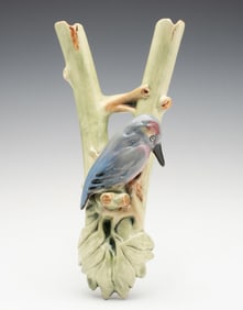 A VERY RARE WELLER BRIGHTON ART POTTERY WALL POCKET