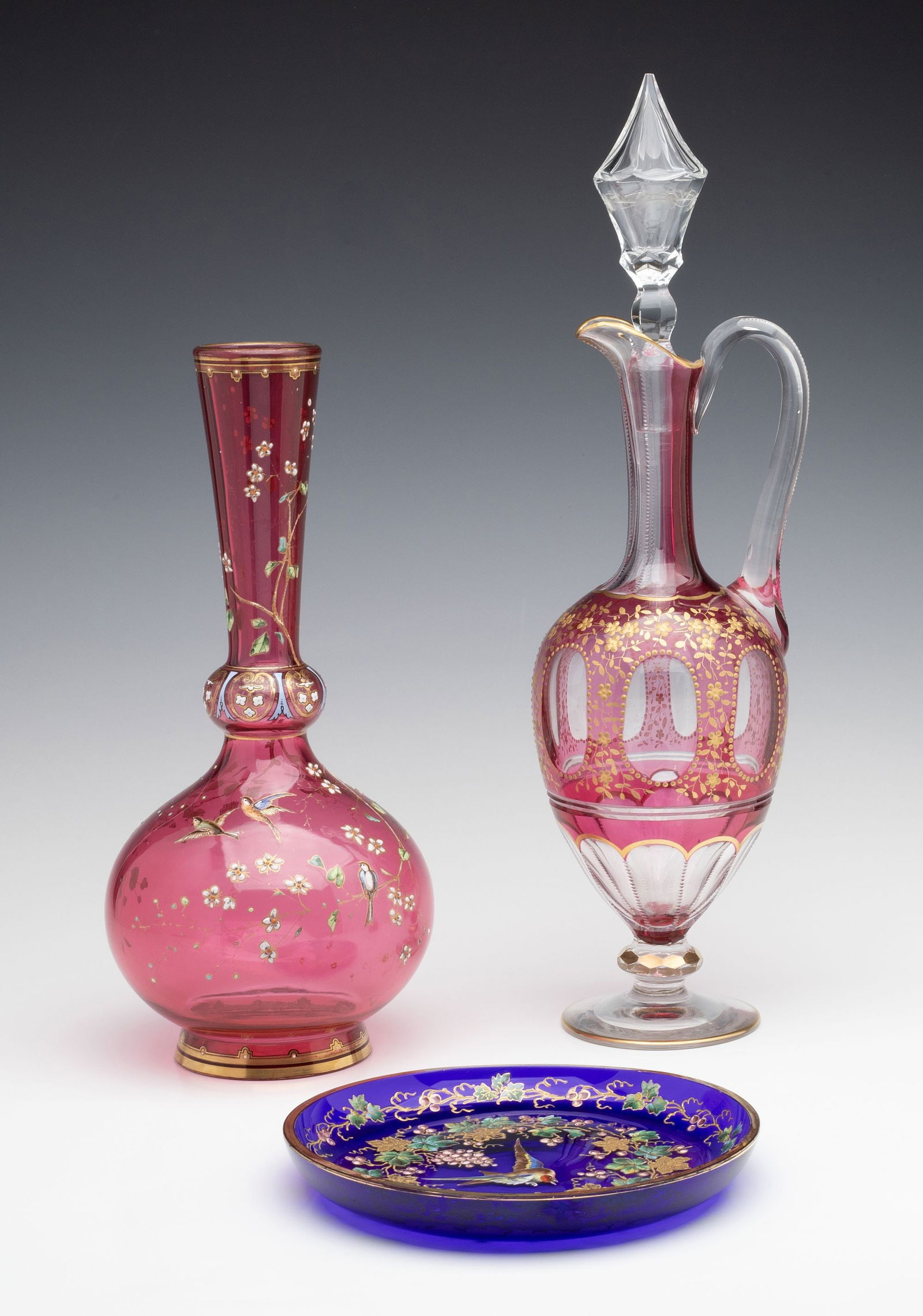 MOSER AND OTHER HIGH QUALITY 19TH CENTURY ART GLASS (1 of 17)