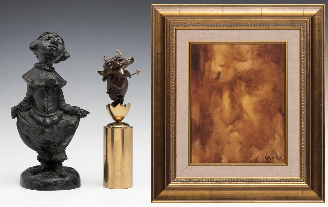 CHARLES BRAGG (1931-2017) PAINTING AND BRONZE CASTINGS (1 of 20)