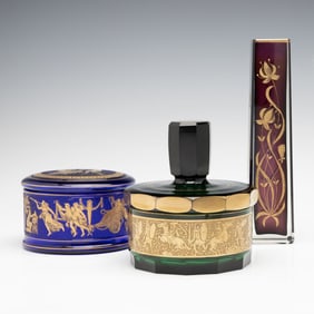 MOSER AND OTHER BOHEMIAN ART GLASS