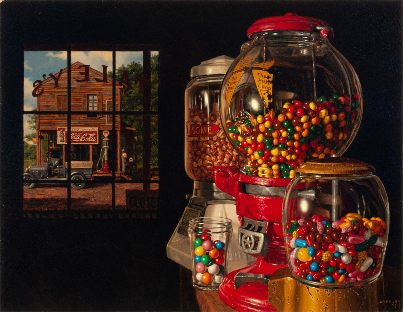 ROBERT BYERLEY (1941-2019) OIL ON ARTIST'S BOARD (1 of 14)