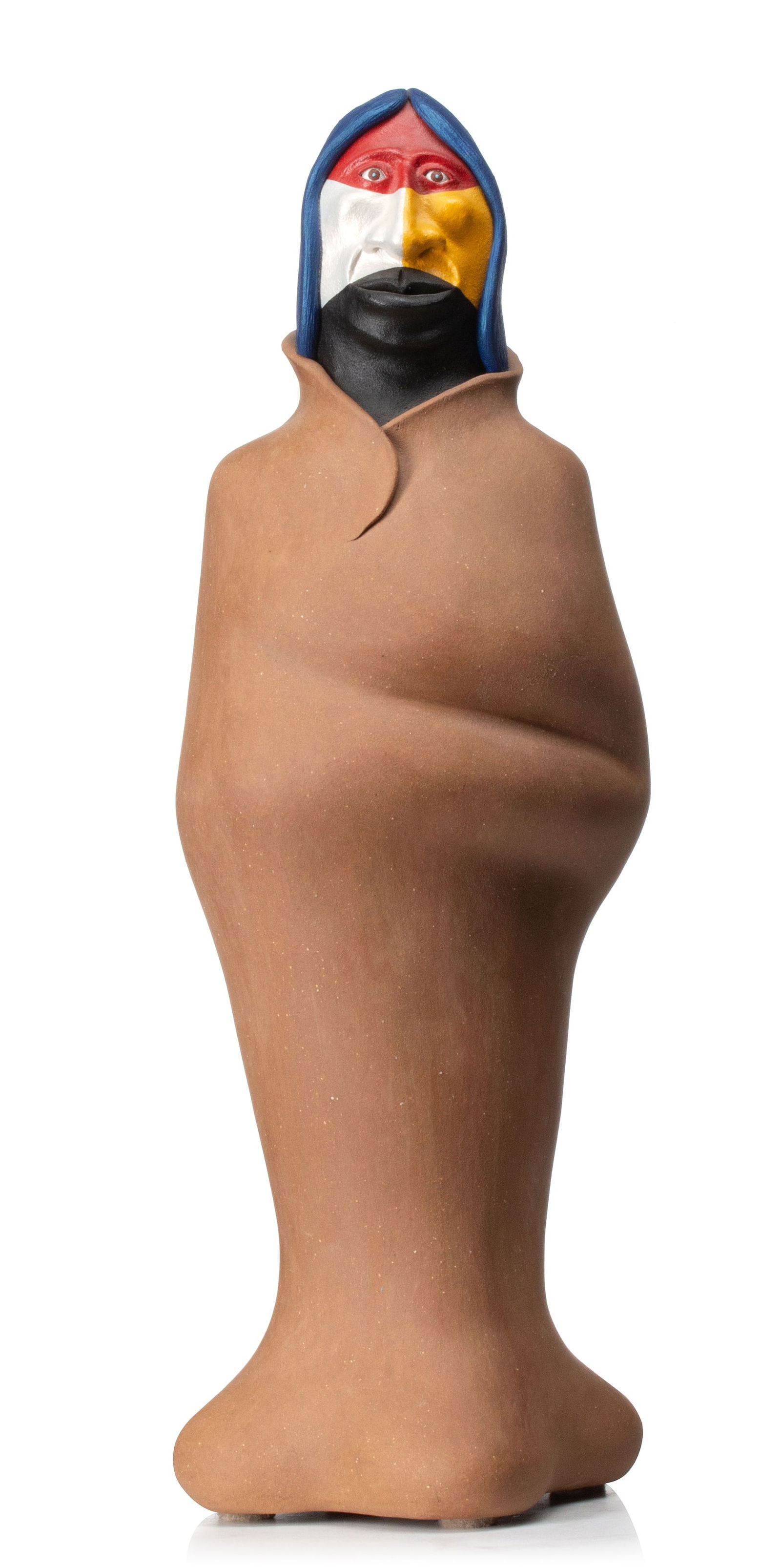 BARRY COFFIN (KANSAS 1947-2016) STONEWARE SCULPTURE (1 of 13)