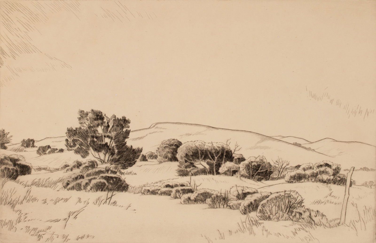 CHARLES M. CAPPS (1898-1981) PENCIL SIGNED (1 of 11)