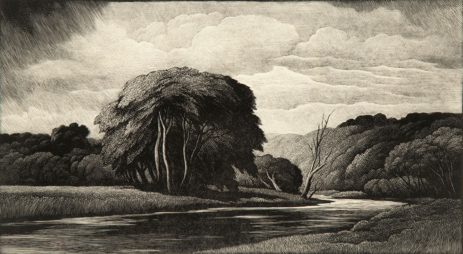 THOMAS NASON (1889-1971) PENCIL SIGNED WOOD ENGRAVING (1 of 12)
