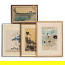 FOUR EARLY 20TH CENTURY JAPANESE WOODBLOCK PRINTS