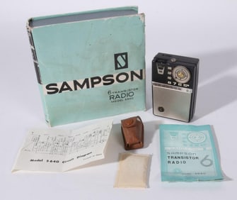 STANDARD RADIO 'SAMPSON' S640 TRANSISTOR RADIO, 1961