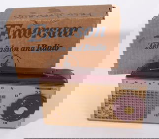 EMERSON 838 TRANSISTOR RADIO WITH BOX, 1955