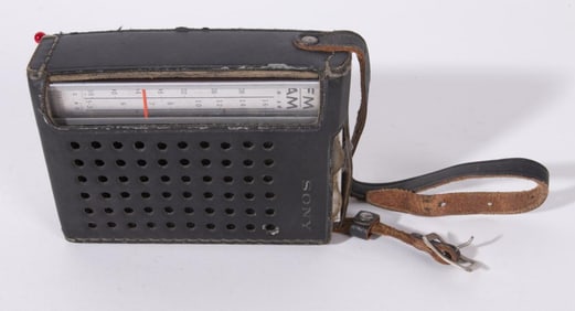 SONY EIGHT-TRANSISTOR AM/FM RADIO, 1964