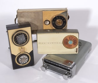 DELCO 'TRANS-PORTABLE,' RECTIFIER, G.E. AND RCA RADIOS