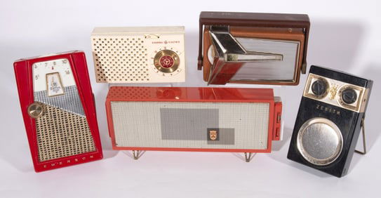 EMERSON, G.E., MOTOROLA, GRUNDIG AND ZENITH RADIOS