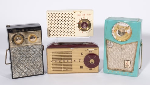 REGENCY, G.E. AND EMERSON TRANSISTOR RADIOS