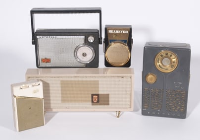 MOTOROLA, HEAREVER AND GRUNDIG TRANSISTOR RADIOS