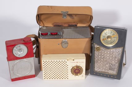 REVERE CAMERA, G.E., POWER-MITE AND EMERSON RADIOS