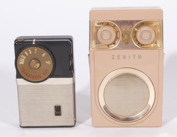 TANGO PINK ZENITH AND SONY TRANSISTOR RADIOS