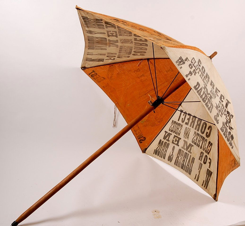 SWEETORR OVERALLS ADVERTISING TRACTOR UMBRELLA