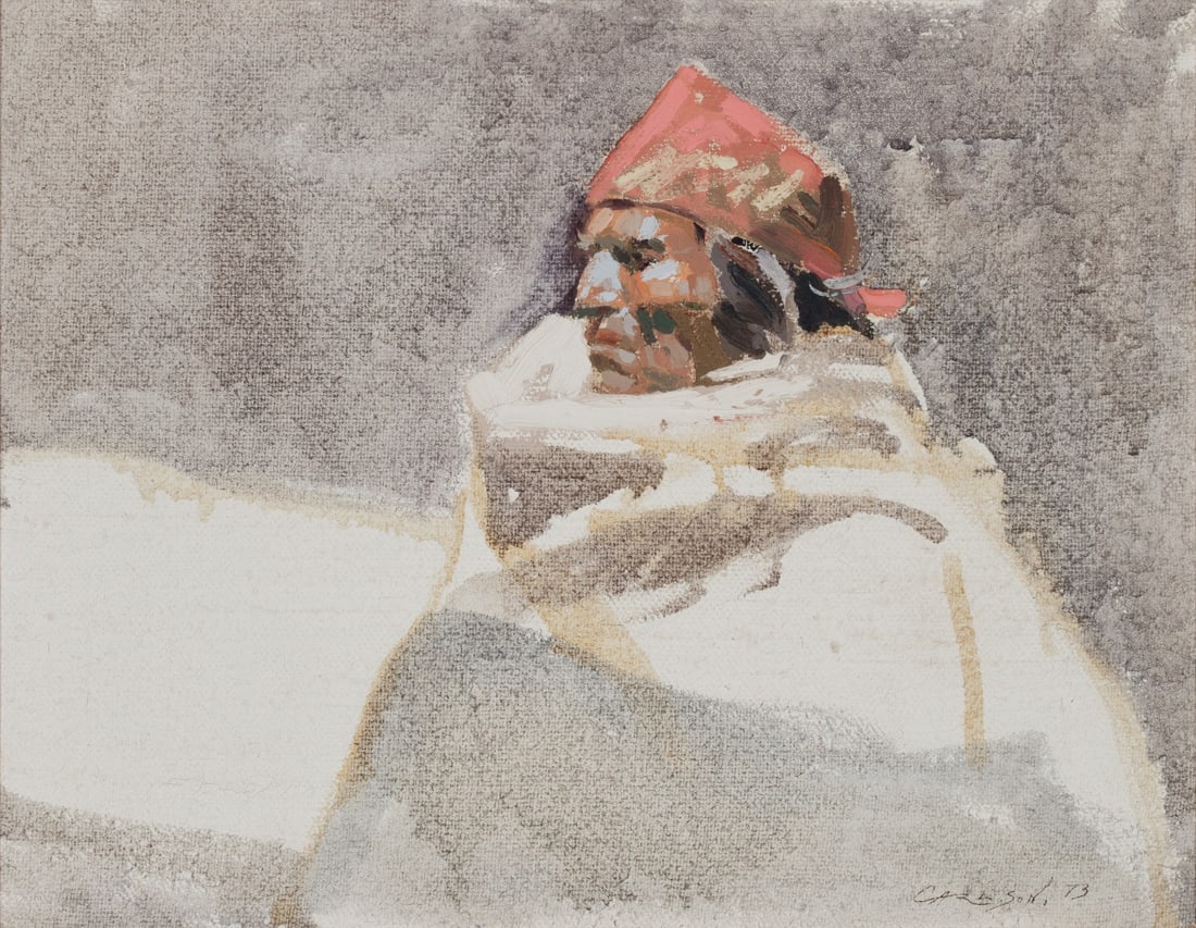 GEORGE CARLSON (BORN 1940) OIL ON CANVAS (1 of 14)