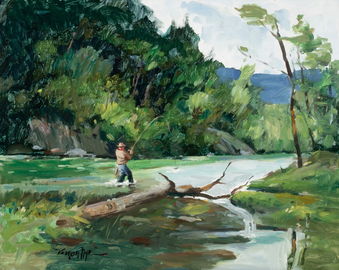 VERNON NYE (1913-2015) OIL ON ARTIST'S BOARD (1 of 13)