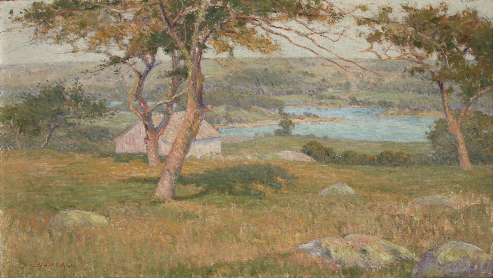 S. E. WHITEMAN (1860-1922) IMPRESSIONIST OIL ON CANVAS (1 of 14)
