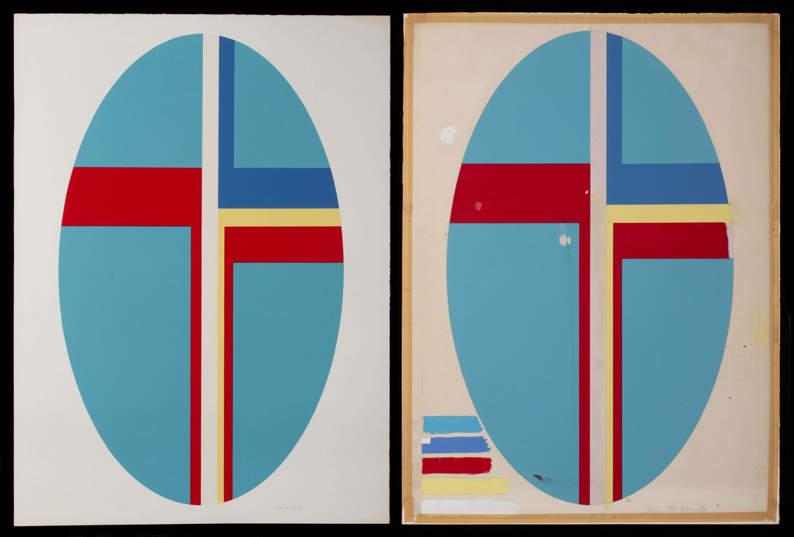 ILYA BOLOTOWSKY PAINTING AND SERIGRAPH (TWO WORKS) (1 of 19)