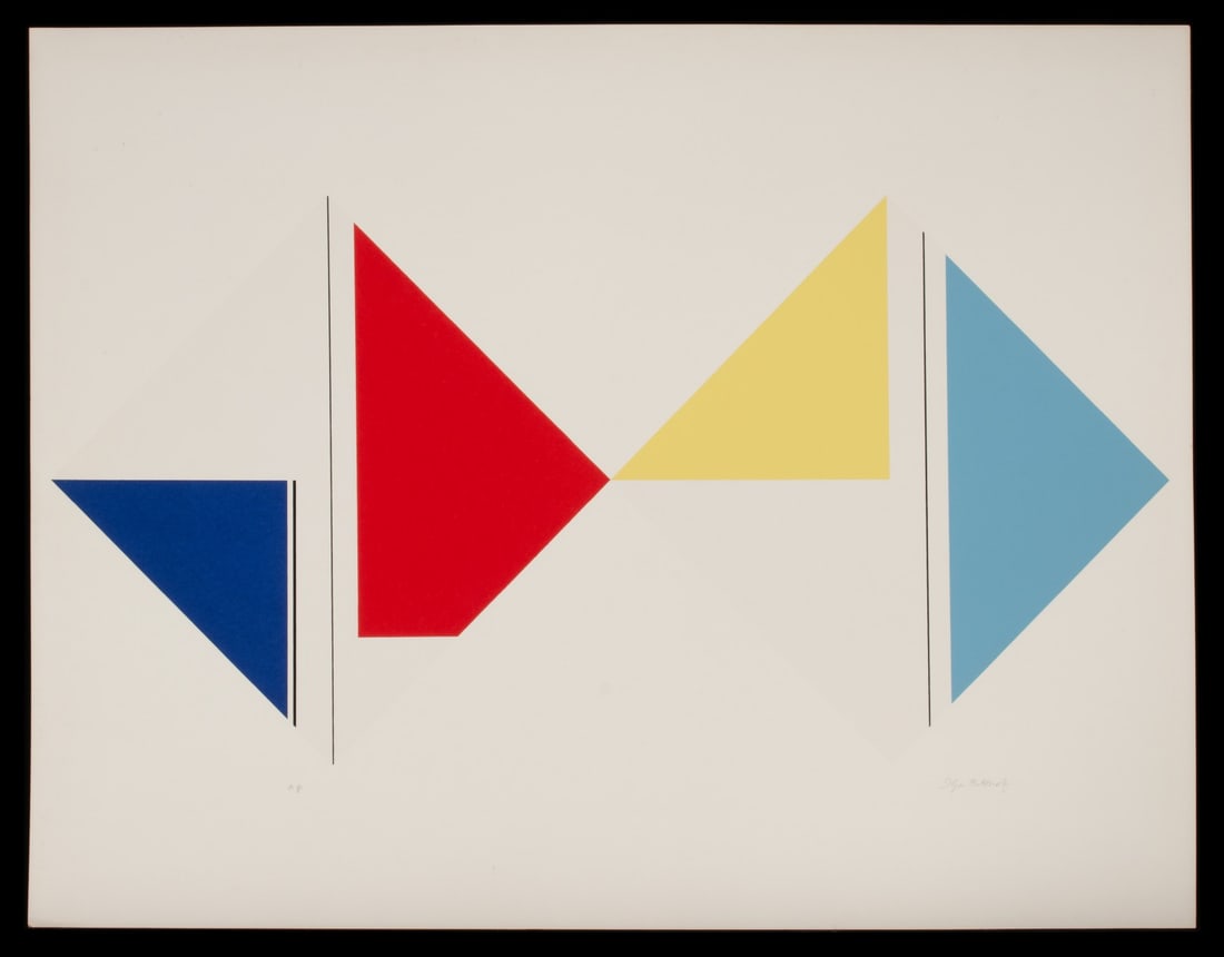 ILYA BOLOTOWSKY(1907-1981) RARE LARGE FORMAT SERIGRAPH (1 of 12)