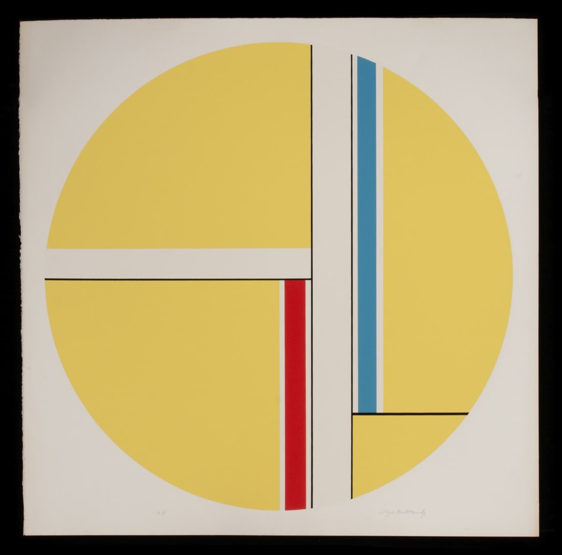 ILYA BOLOTOWSKY(1907-1981) MINT PENCIL SIGNED SERIGRAPH (1 of 14)