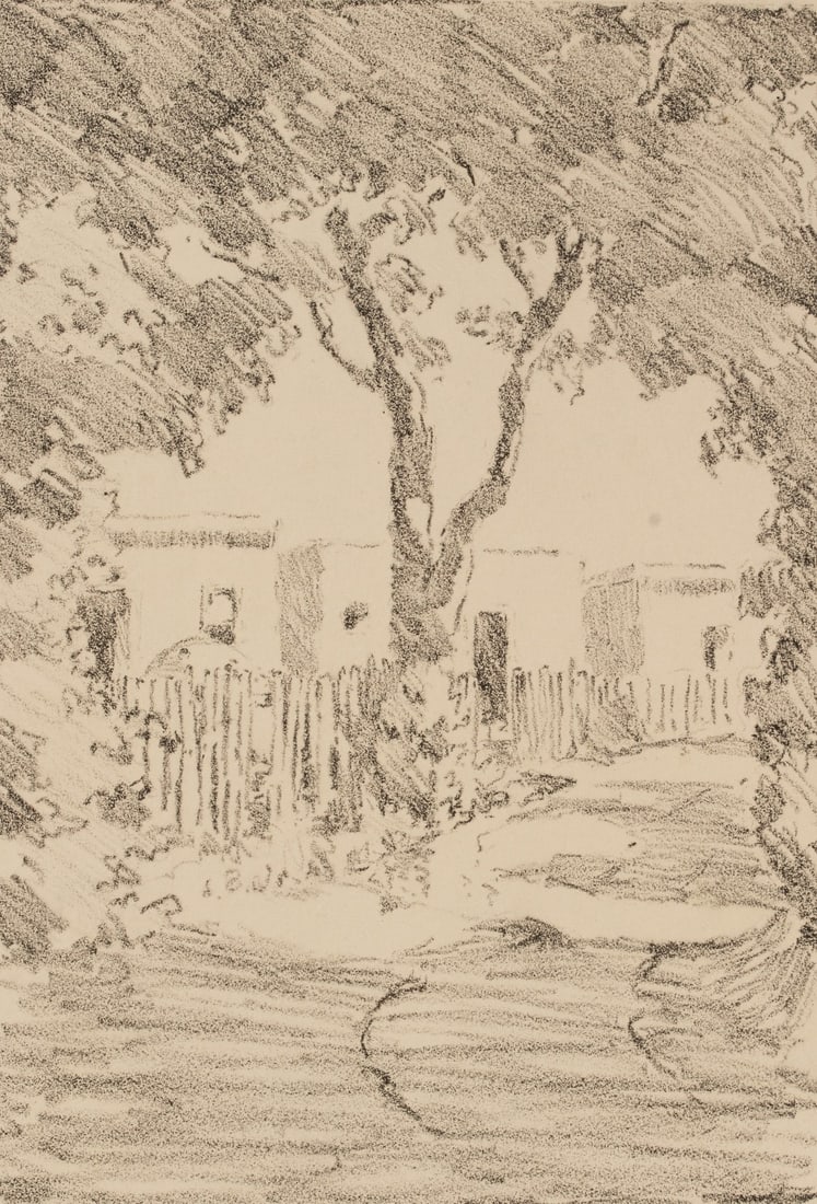 HORRELL C. BROWN (1880-1954) PENCIL SIGNED LITHOGRAPH (1 of 12)