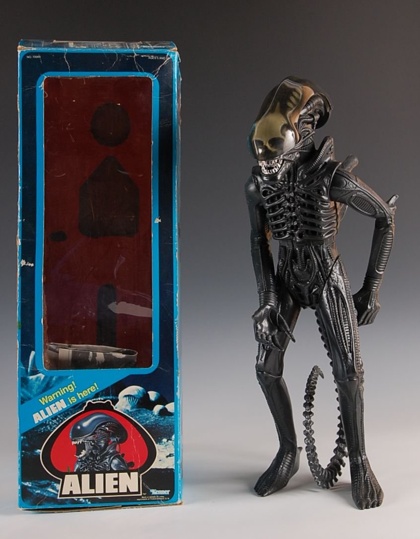 ORIGINAL KENNER TOY 'ALIEN' CREATURE 1977 MINT IN BOX: Complete with original poster. Box measures 20" x 7".