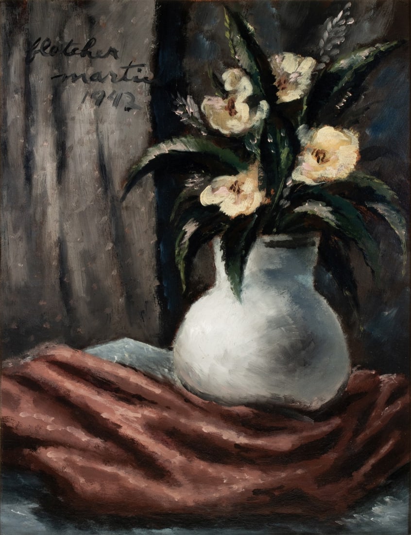 FLETCHER MARTIN (1904-1979) OIL ON PANEL (1 of 11)
