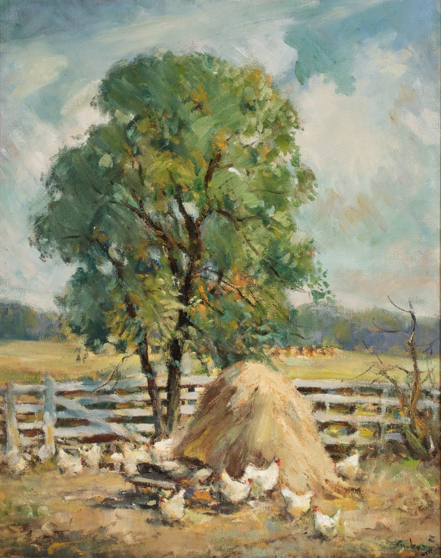 WALTER KRAWIEC (1889-1982) OIL ON MASONITE (1 of 10)