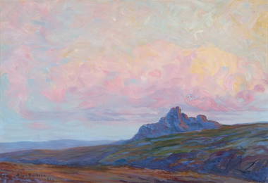 BIRGER SANDZEN (1871-1954) PUBLISHED OIL ON CANVAS