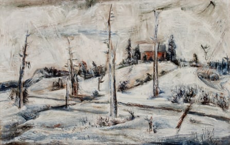 ALBERT BLOCH (1882-1961) 1936 OIL ON CANVAS