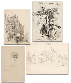 A 150 PC ARCHIVE BY WPA ARTIST MARY HUNTOON (1896-1970)