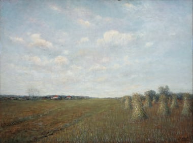 GEORGE VAN MILLETT (1864-1953) OIL ON CANVAS