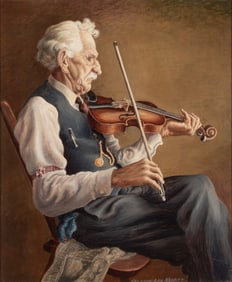 JACKSON LEE NESBITT (1913-2008) 1941 EGG TEMPERA /BOARD