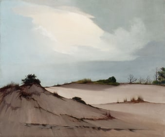 RAYMOND EASTWOOD (1898-1987) OIL ON CANVAS
