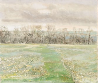 ROBERT SUDLOW (1920-2010) OIL ON CANVAS