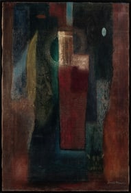 JOSEPH MEERT (1905-1990) 1947 ABSTRACT OIL ON CANVAS