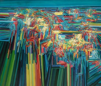 JERRY McKEEHAN (1938-2022) ACRYLIC ON CANVAS