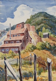 MARGARET SANDZEN GREENOUGH (1909-1993) WATERCOLOR