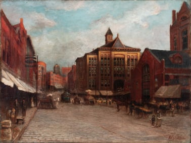 JAMES FITZGIBBON (1864-1929) OIL ON CANVAS